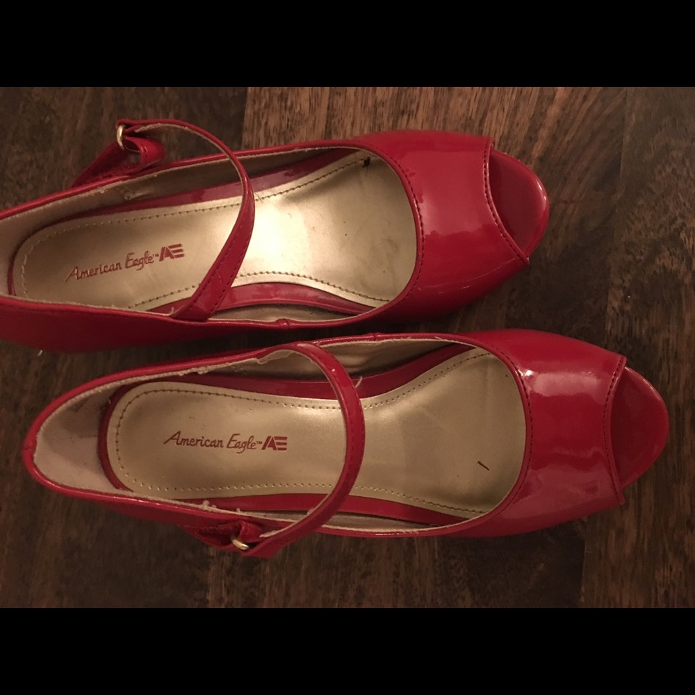 Girls sassy red heels